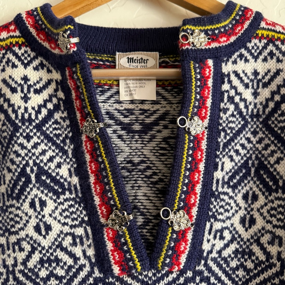Vintage Meister Wool Sweater - Picture 4 of 9